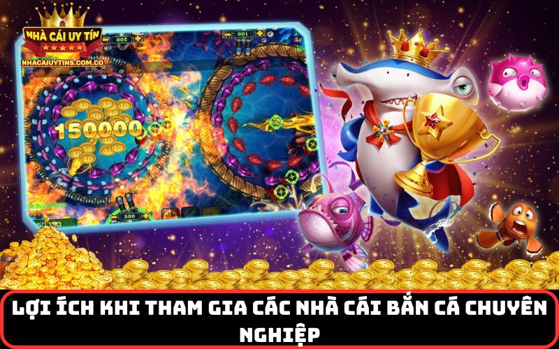 Lợi ích khi tham gia các nhà cái bắn cá chuyên nghiệp